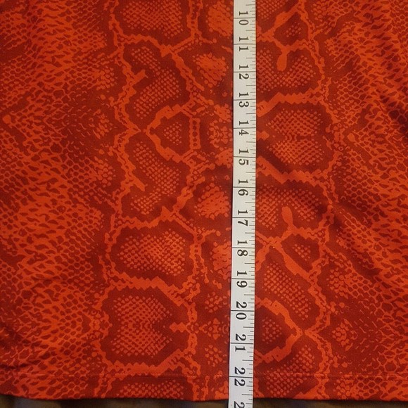 Lovers & Friends Womens Tank Top Back Mesh Snakeskin Print Sz Small Sleeveless - Picture 12 of 12